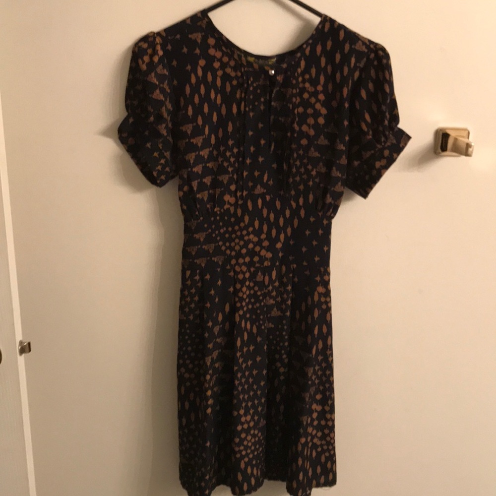 Beautiful navy and gold dress